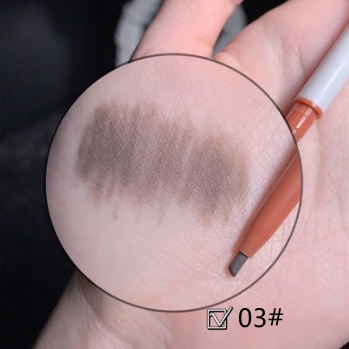 Bút chì kẻ mắt Herorange Lông Mày Siêu Mịn Kèm Cọ Trang Điểm Lâu Trôi Tự Nhiên Không Thấm Nước