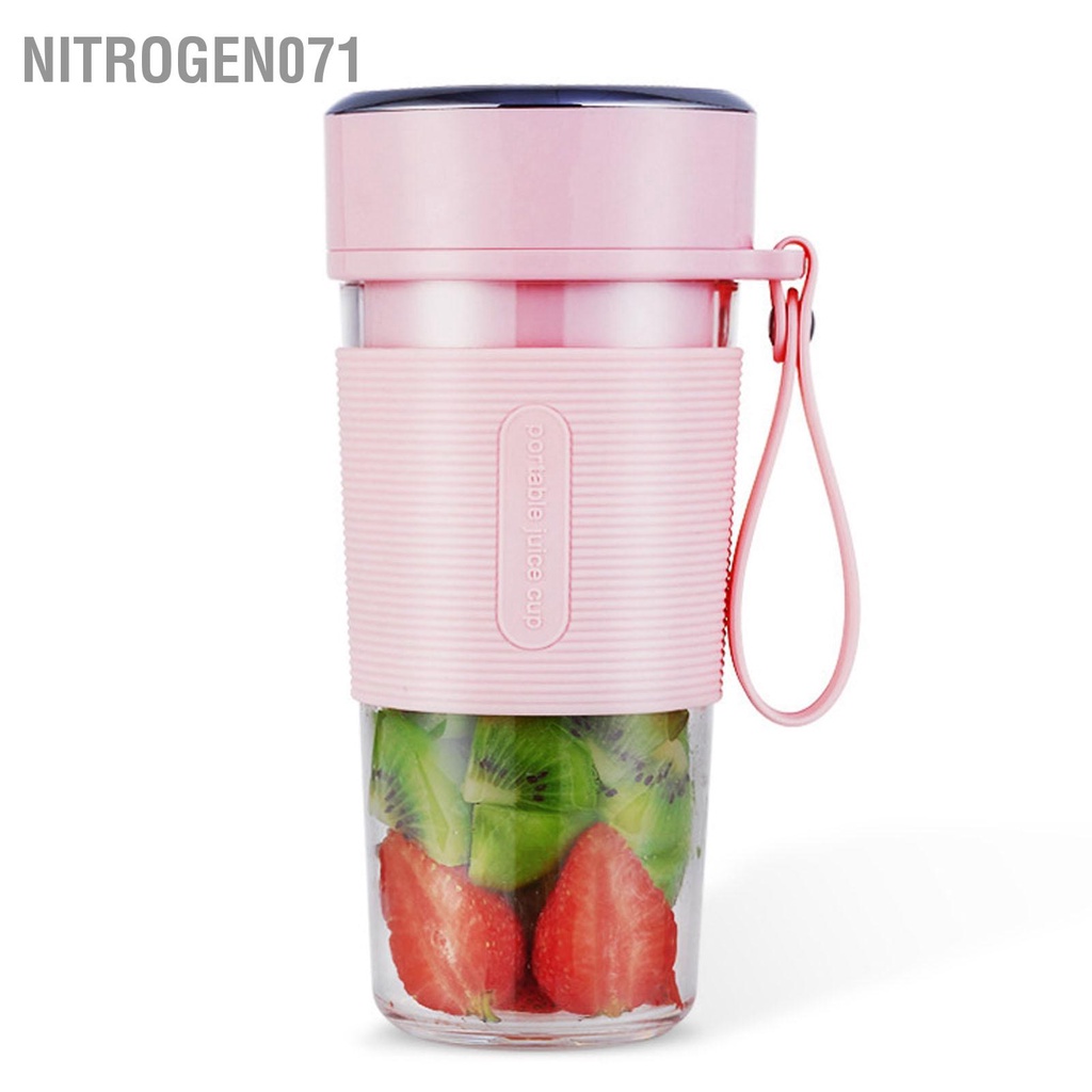 ❤️ Nitrogen071 Máy xay sinh tố cầm tay không dây JUICER Cốc Thủy Tinh 4 và 6 Lưỡi say Trái Cây Đa Năng Sạc Usb Siêu Nhanh chính hãng Máy ép trái cây Cốc máy xay sinh tố nhỏ cầm tay đa chức năng USB Sạc trộn cho văn phòng tại nhà