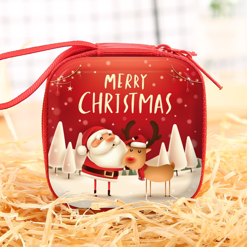 Ví Đựng Tiền Xu Hình Ông Già Noel Dễ Thương Cho Bé