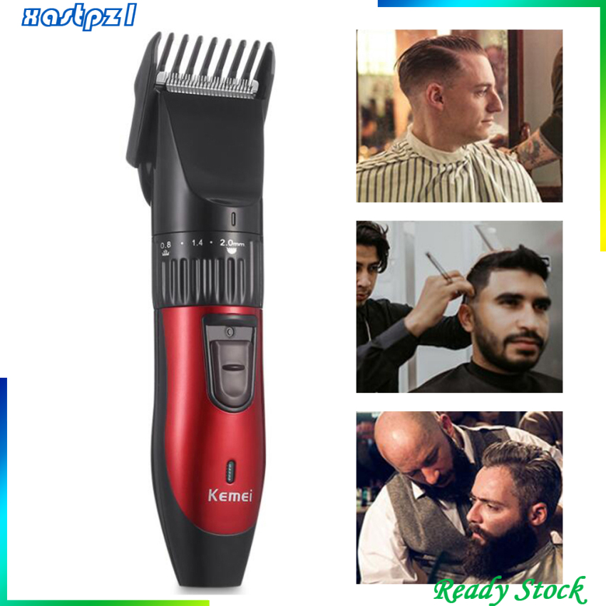 [Ready Stock]Rechargeable Cordless Electric Hair Trimmer Shaver for Men Adult Kid EU Plug