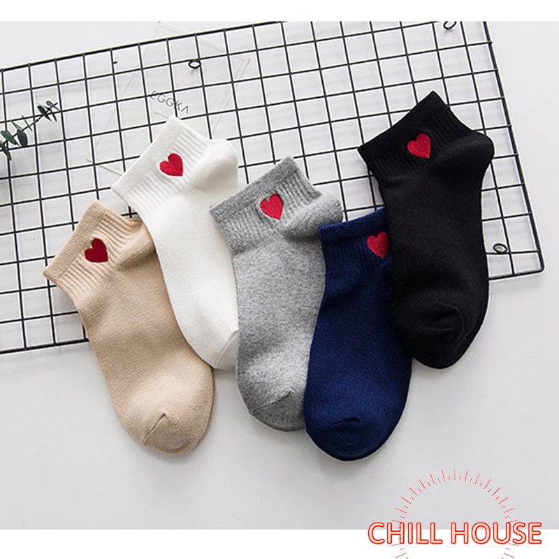 Combo 10 đôi tất tim hot hit T755 - CHILLHOUSE
