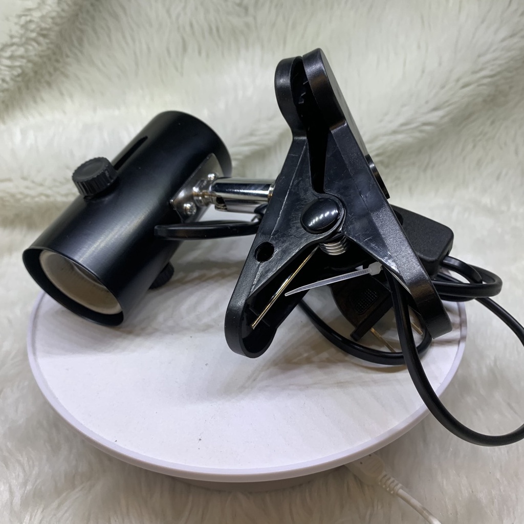 Kẹp đèn ngắn cho bò sát thú cưng quay 360 độ | Vietpetgarden