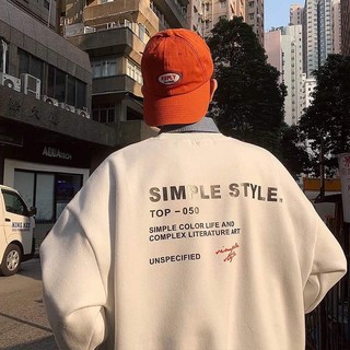 Áo Sweater SIMPLE STYLE Unisex ( 5 màu )