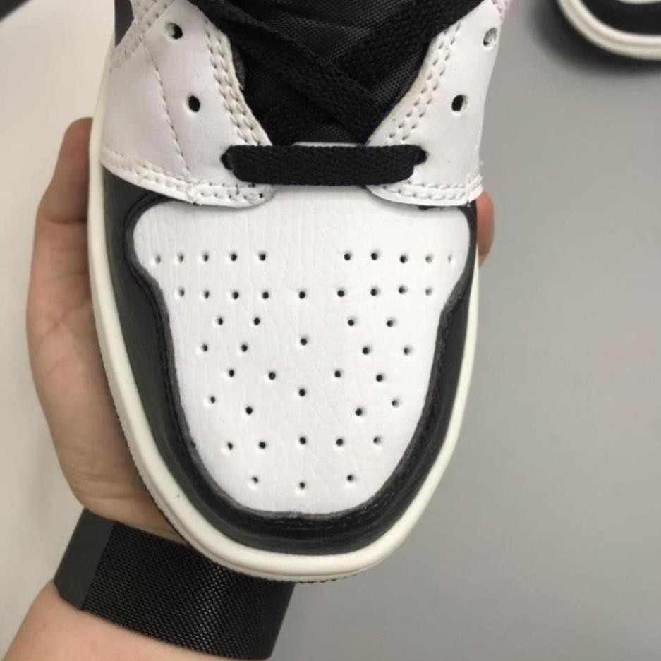 Giày Sneaker Jordan1 FREESHIP Cao Cổ Trắng Đen, Da Bò Cao Cấp, Tăng Chiều Cao 3cm Full Box | JDD003 | BigBuy360 - bigbuy360.vn