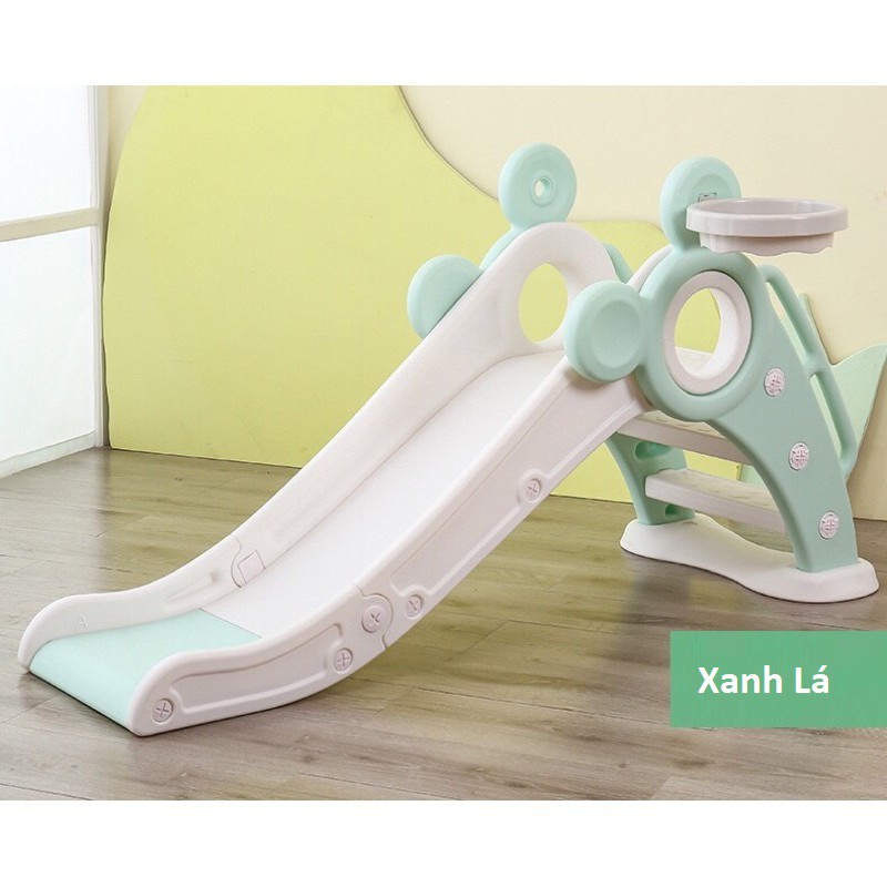 Cầu Trượt có Bóng Rổ cho bé 1-6 tuổi gấp gọn (Có Rổ+ Bóng Rổ+ Đế) Kidspeace