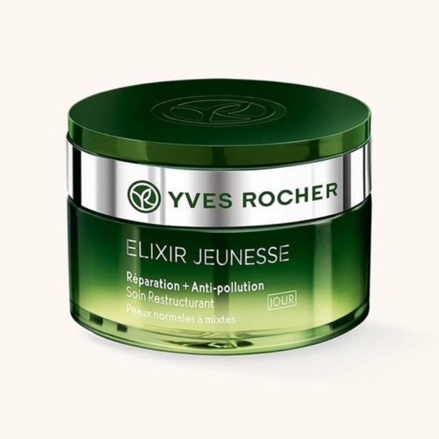 Kem dưỡng da ban ngày chống ô nhiễm môi trường Yves rocher ELIXIR JEUNESSE 50ml