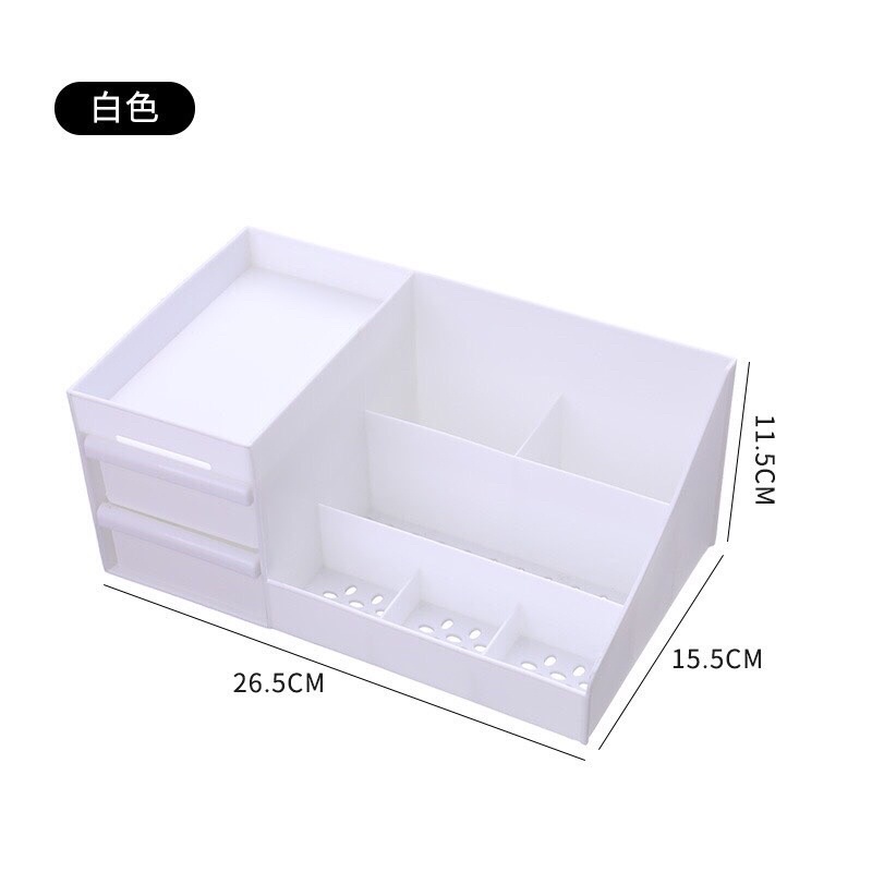 Kệ đựng mỹ phẩm, kệ đựng đồ cá nhân 3 tầng 2 ngăn kéo