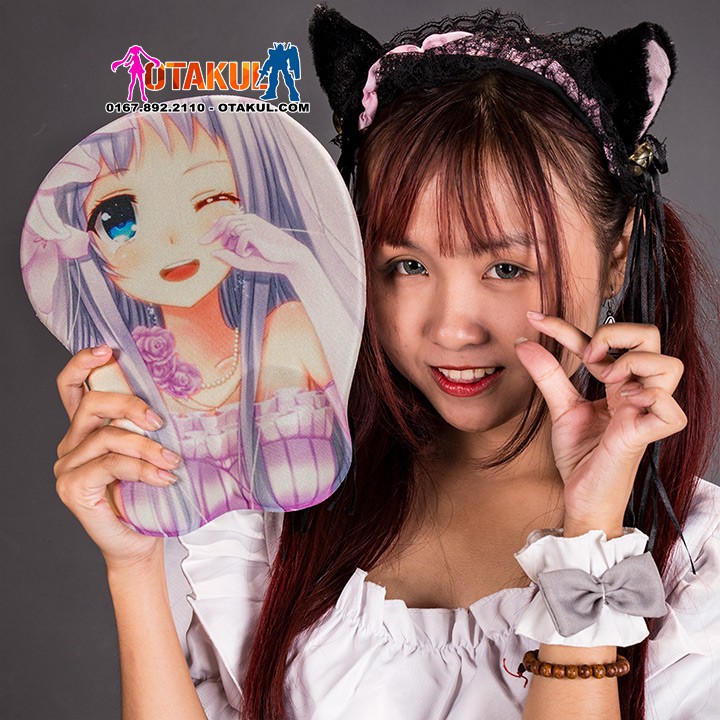 Lót Chuột 3D Menma - Oppai Mousepad [chống nước]