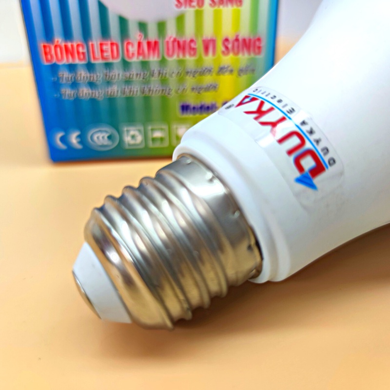 Bóng đèn cảm ứng vi sóng DUYKA RS01A, đuôi E27 - 9W siêu sáng