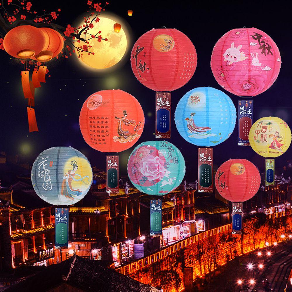 Lồng Đèn Dạ Quang Thủ Công Phong Cách Trung Hoa Cổ Điển