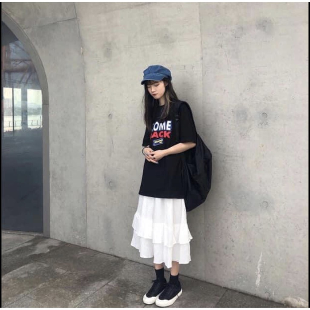 [ TẶNG KÈM XẢ VẢI] Chân váy xoè kaki 2 tầng ulzzang phong cách Hàn Quốc | BigBuy360 - bigbuy360.vn