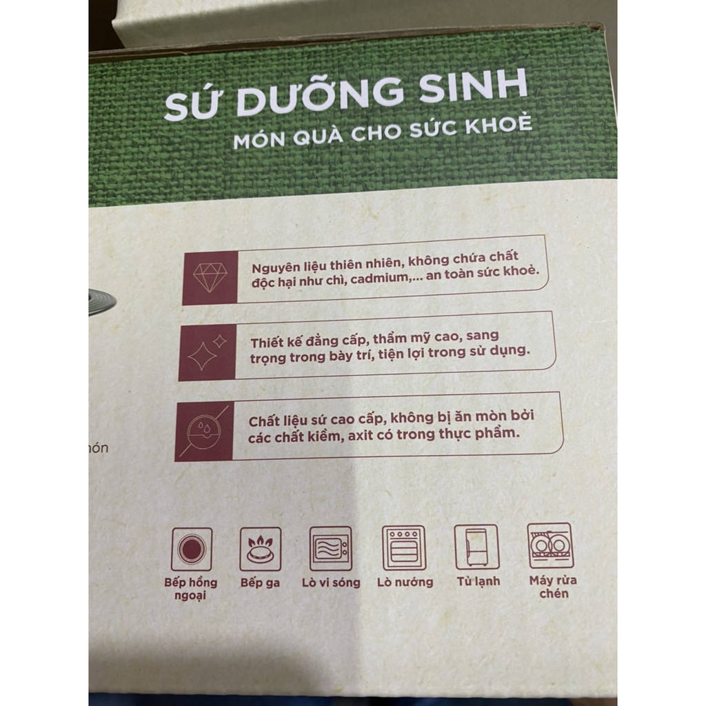 NỒI SỨ DƯỠNG SINH QUÀ TẶNG TỪ NUTIFOOD