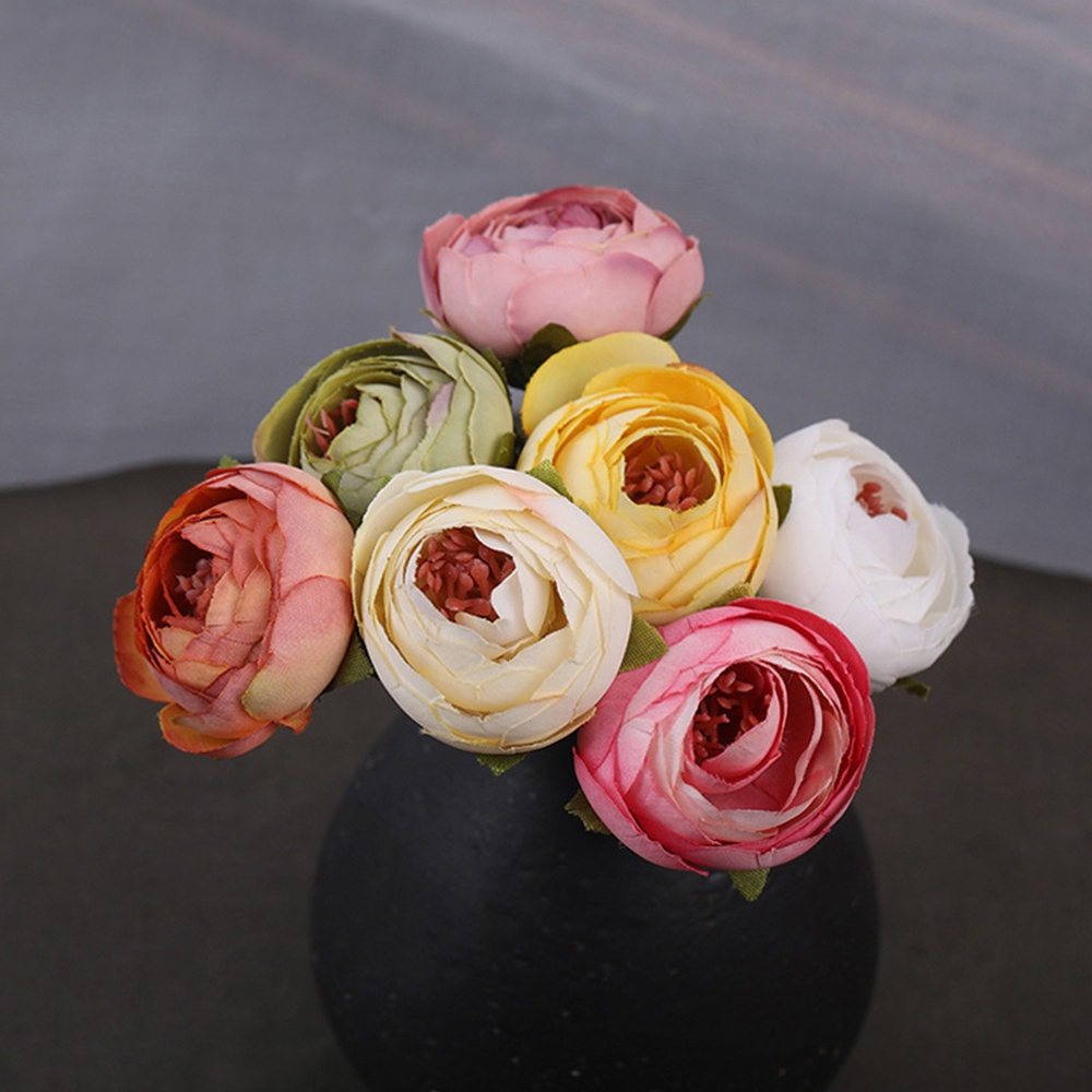 GETNOIVAS Set 2 Kẹp Tóc Hợp Kim Hình Chữ U Đính Hoa Sang Trọng