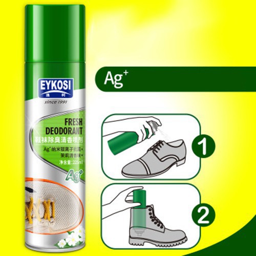 VB Bình ké lưu hương chống thối chân, khử mùi giày EYKOSI XIMO, kháng khuẩn, khoa học Bạc ion (VSG08) 16 8