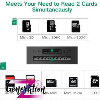 Đầu đọc thẻ SD cổng USB 3.0 và micro dành cho PC và Android Ugreen 50415 - Card Reader OTG 3.0 Ugreen 50415
