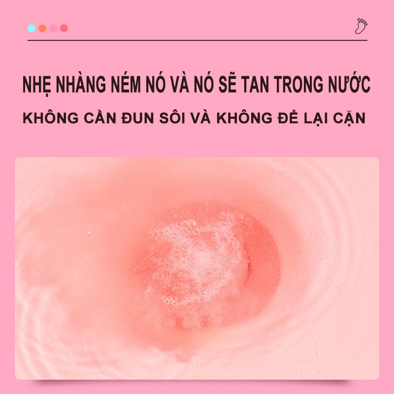 (Hàng Mới Về) Bóng Ngâm Chân Chiết Xuất Gừng Thảo Dược Dưỡng Ẩm Hiệu Quả-URBZY4