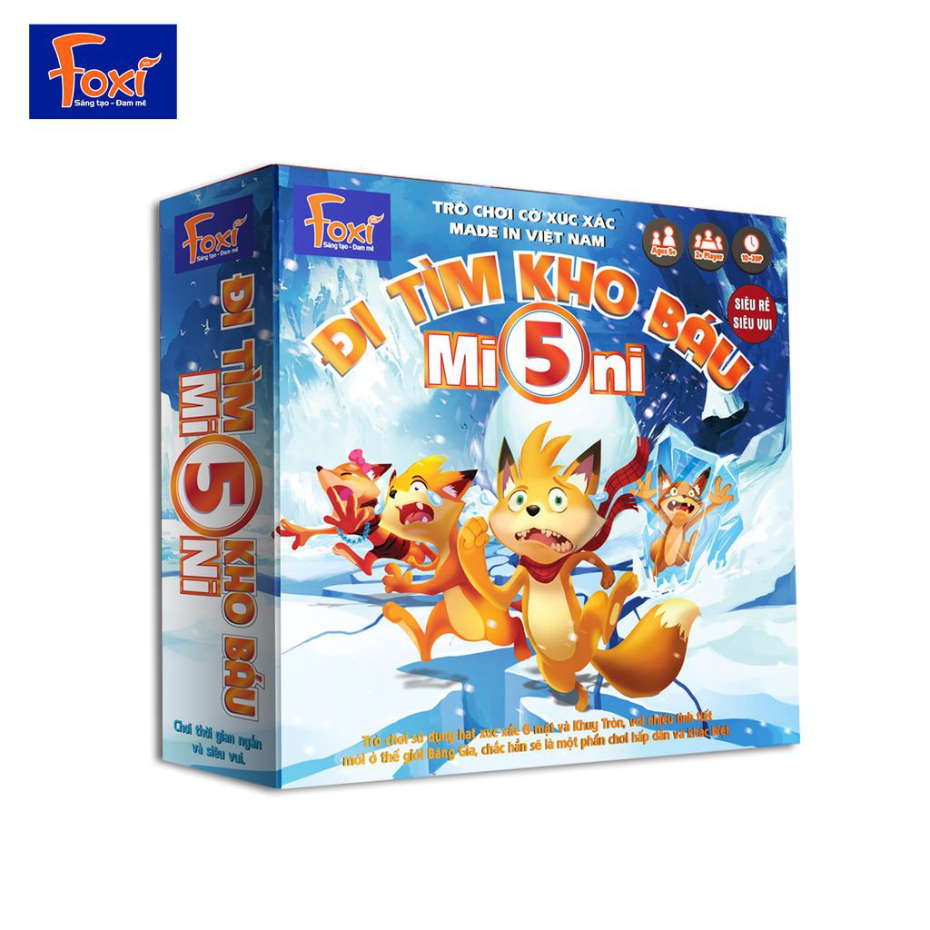 Trò Chơi - Cờ Xúc Xắc - Đi Tìm Kho Báu Mini 5 (Foxi)