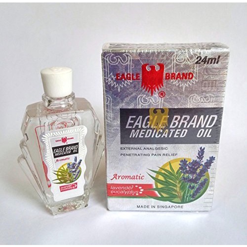 Dầu gió trắng con Ó Mỹ Eagle Brand Medicated Oil 24ml