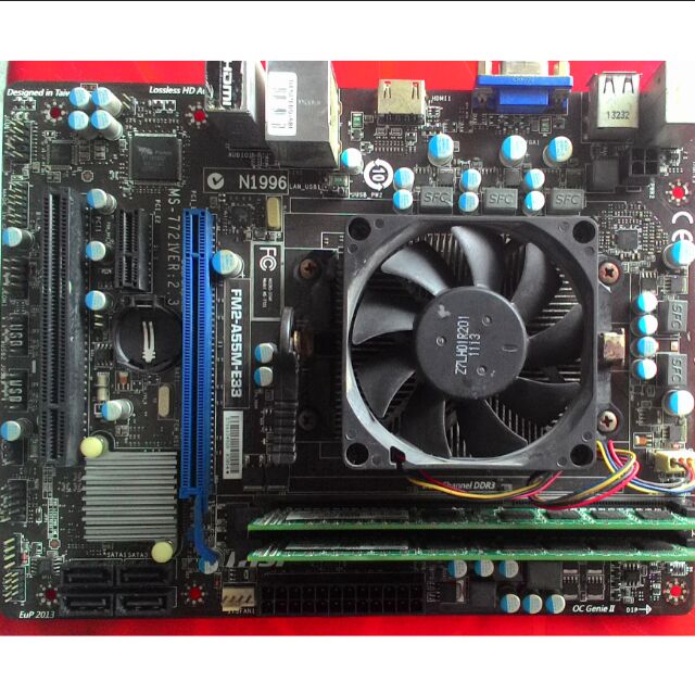 Combo Main Msi A55 Cpu AMD A10-5800