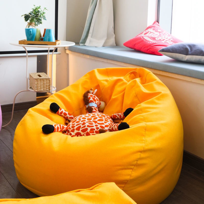 Ghế lười sofa beanbag tatami sáng tạo lưới màu đỏ căn hộ nhỏ ban công phòng ngủ trên mặt đất đơn