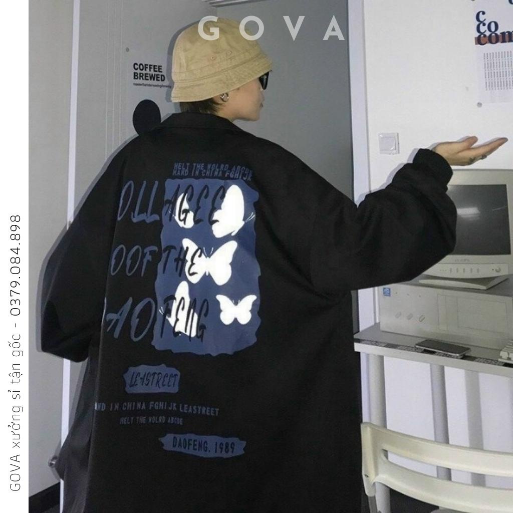 Áo khoác dù LEASTREET form rộng Unisex ulzzang 2 lớp Chống Nắng Jacket Bomber GOVA