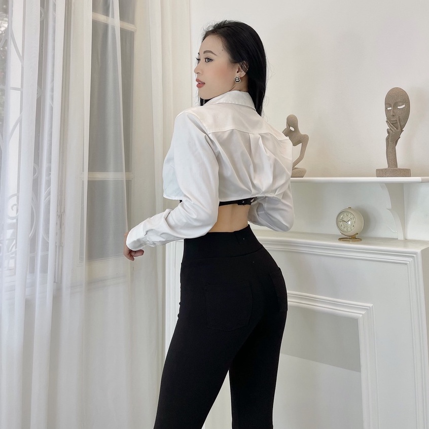 Quần legging nữ dài cao cấp nâng mông vải UMI dáng ôm thun mềm dày - Quần tregging nữ lưng cao công sở xuất hàn loại đẹp