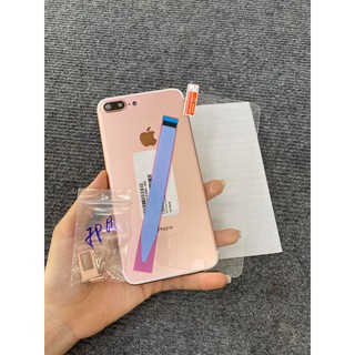 Vỏ iphone 7Plus Hồng zin cũ 98% tặng kèm kính cường lực và siu dán pin