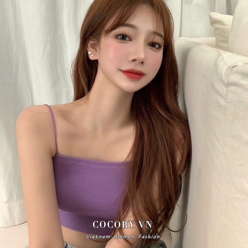  Áo Croptop Trễ Vai Màu Trơn Thiết Kế Ôm Sát Quyến Rũ | BigBuy360 - bigbuy360.vn