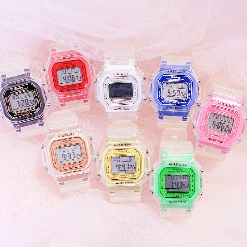 (Giá Sỉ) Đồng Hồ Thể Thao Nam Nữ Sport C29 Dây Trong Suốt Máy Điện Tử 8 Chức Năng - Bảo Hành 6 Tháng | BigBuy360 - bigbuy360.vn