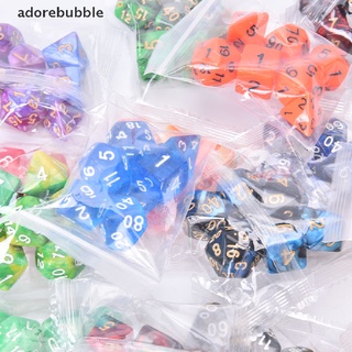 adorebubble 105Pcs Polyhedral Dice Set Playing Table Game With Bag Set thumbnail