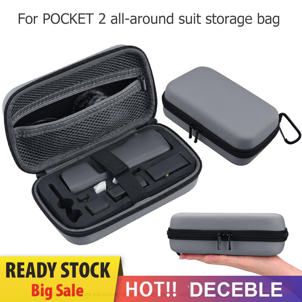 Deceble Hardshell EVA Portable Carrying Case Bag with Carabiner for DJI Pocket 2