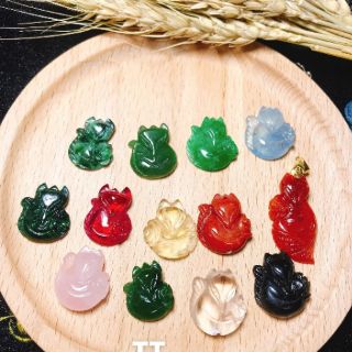 mặt hồ ly nhiều mẫu móc vàng