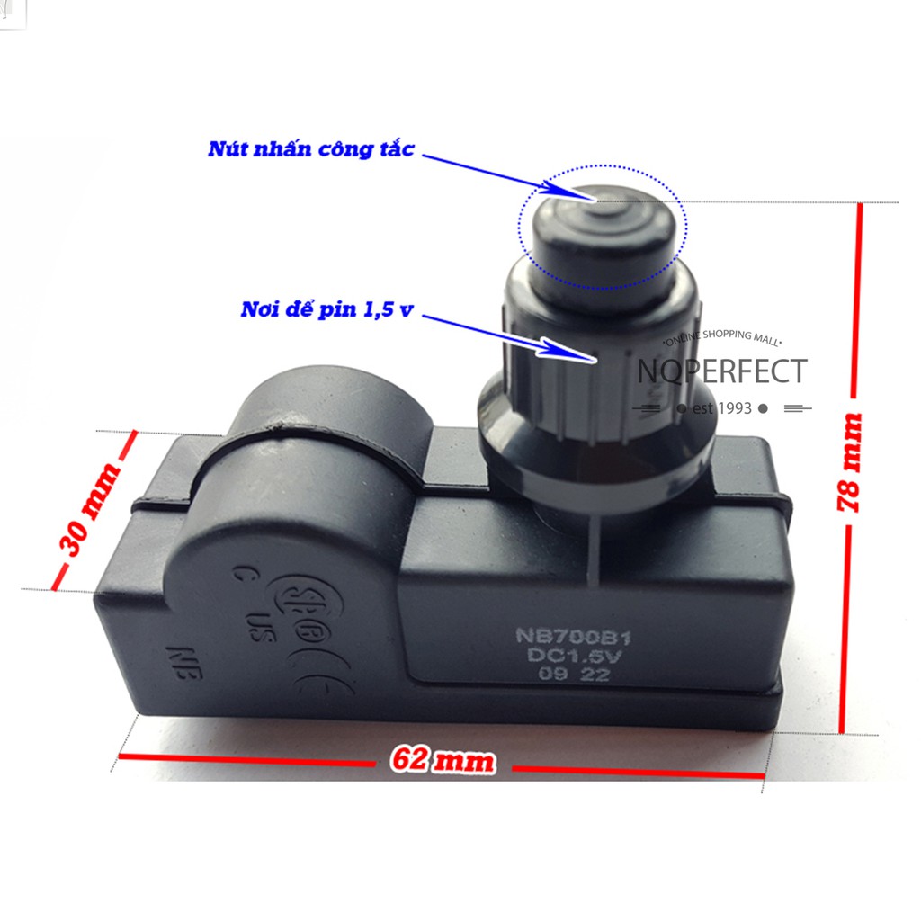 Combo Ic đa năng đánh lửa 2 lò 1,5v (ghim giắc) + 2 dây sứ đánh lửa đa năng