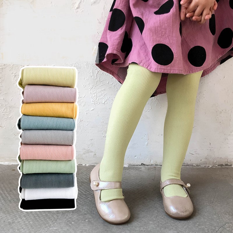 Quần tất cotton giữ ấm dễ thương cho bé