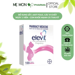 Elevit - elevit bầu - viên uống tổng hợp cho bà bầu
