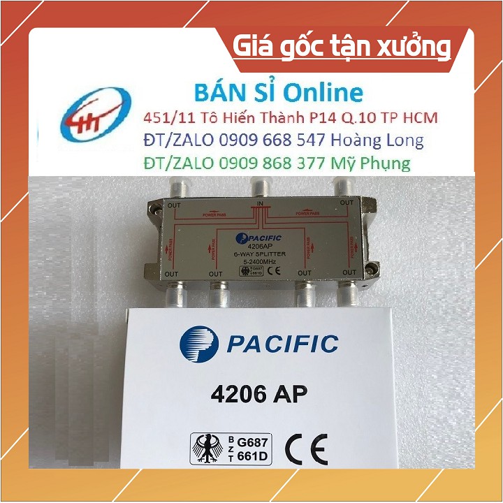 10 Bộ Chia 6 pacific 4206AP