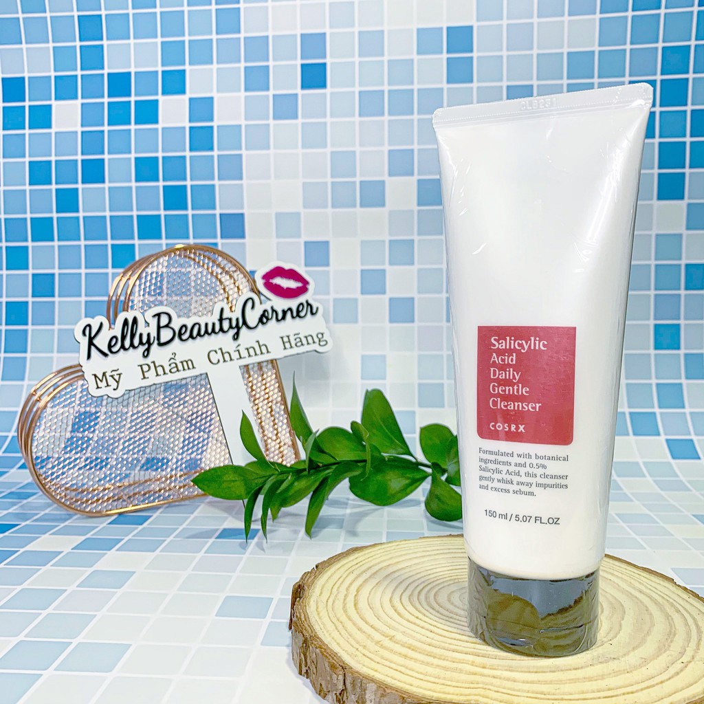 Sữa Rửa Mặt Cho Da Dầu Mụn Cosrx Salicylic Acid Daily Gentle Cleanser