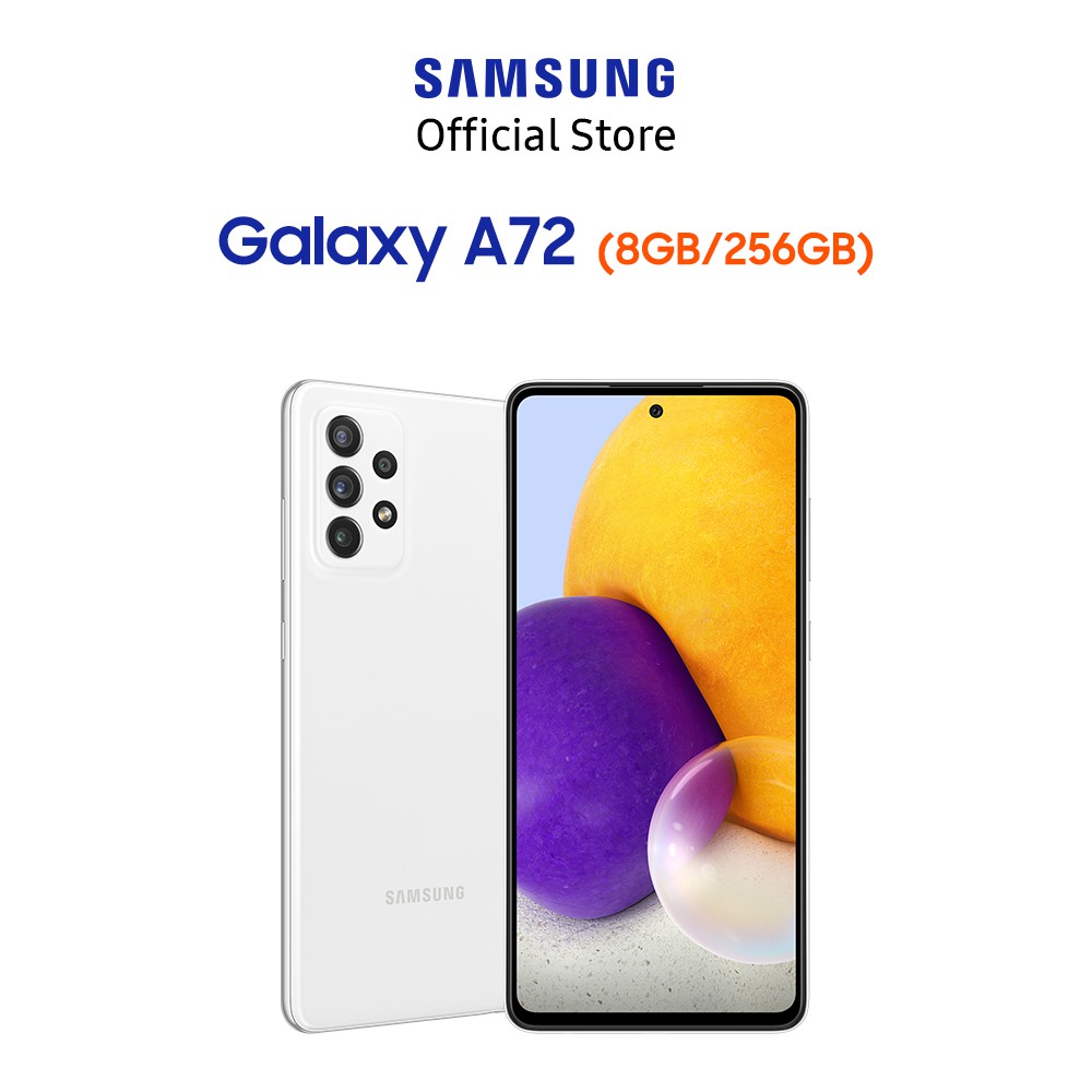 [Mã ELSAM8 giảm 8% đơn 500K] Điện Thoại Samsung Galaxy A72 (8GB/256GB) - Hàng Chính Hãng