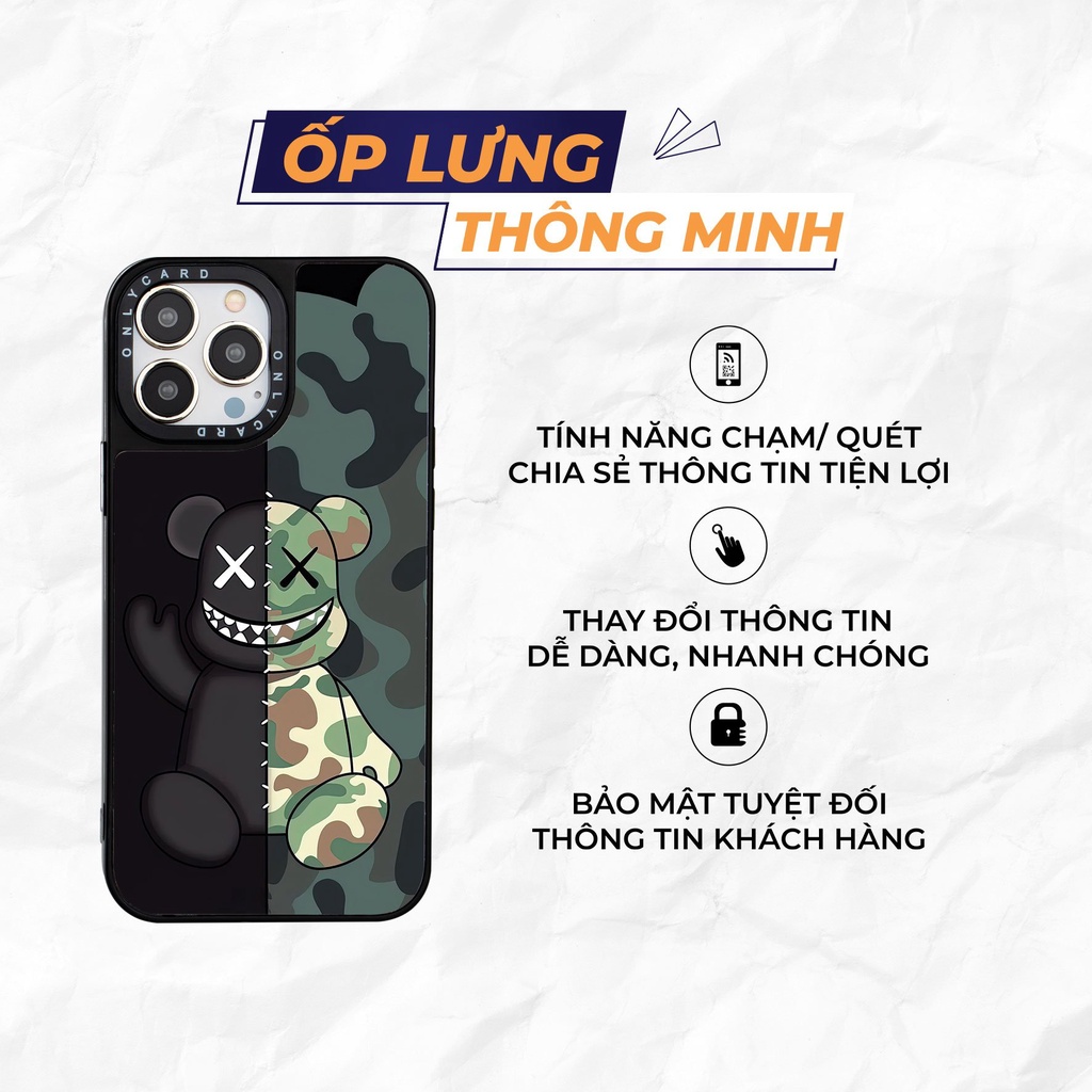 Ốp lưng Onlycard_Bear Brick_31/Dành cho các dòng IPhone 7/7plus/8/8plus/x/xr/xs/11/12/13/14pro/promax