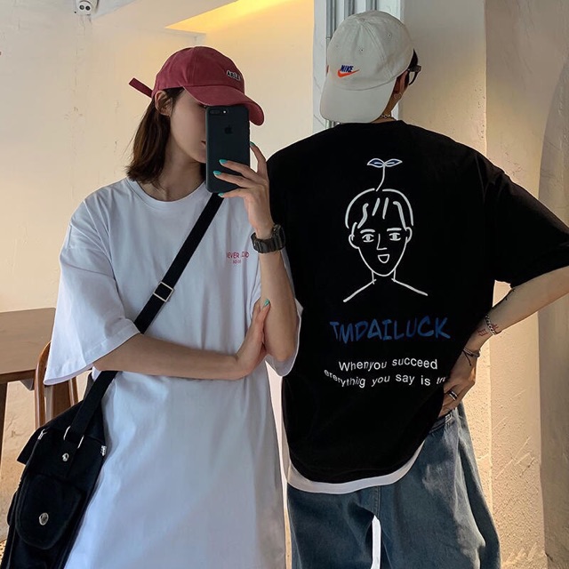 Áo phông form rộng 💥FREESHIP💥 Áo Unisex Form Rộng Freesize Phong Cách Ulzzang Cực Xịn [ Áo cặp ]