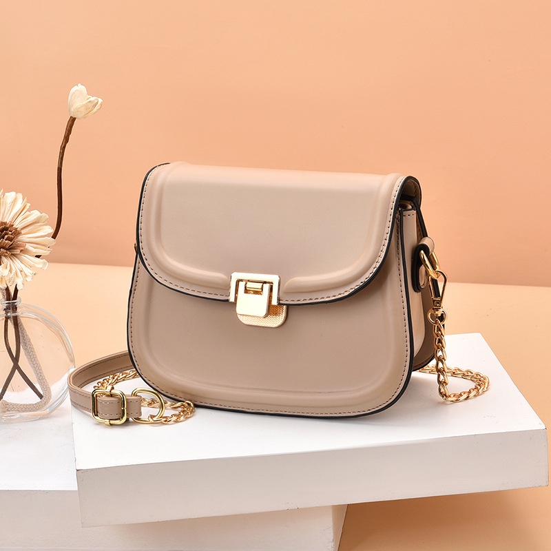 Túi Đeo Vai Hình Vuông Cỡ Nhỏ Phối Dây Đeo Sợi Xích Phong Cách Hàn Quốc Thời Trang Cho Nữ