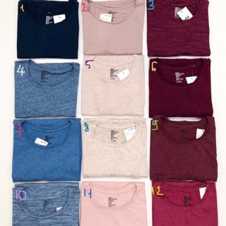 Áo thun H&M cổ tròn (màu mới)