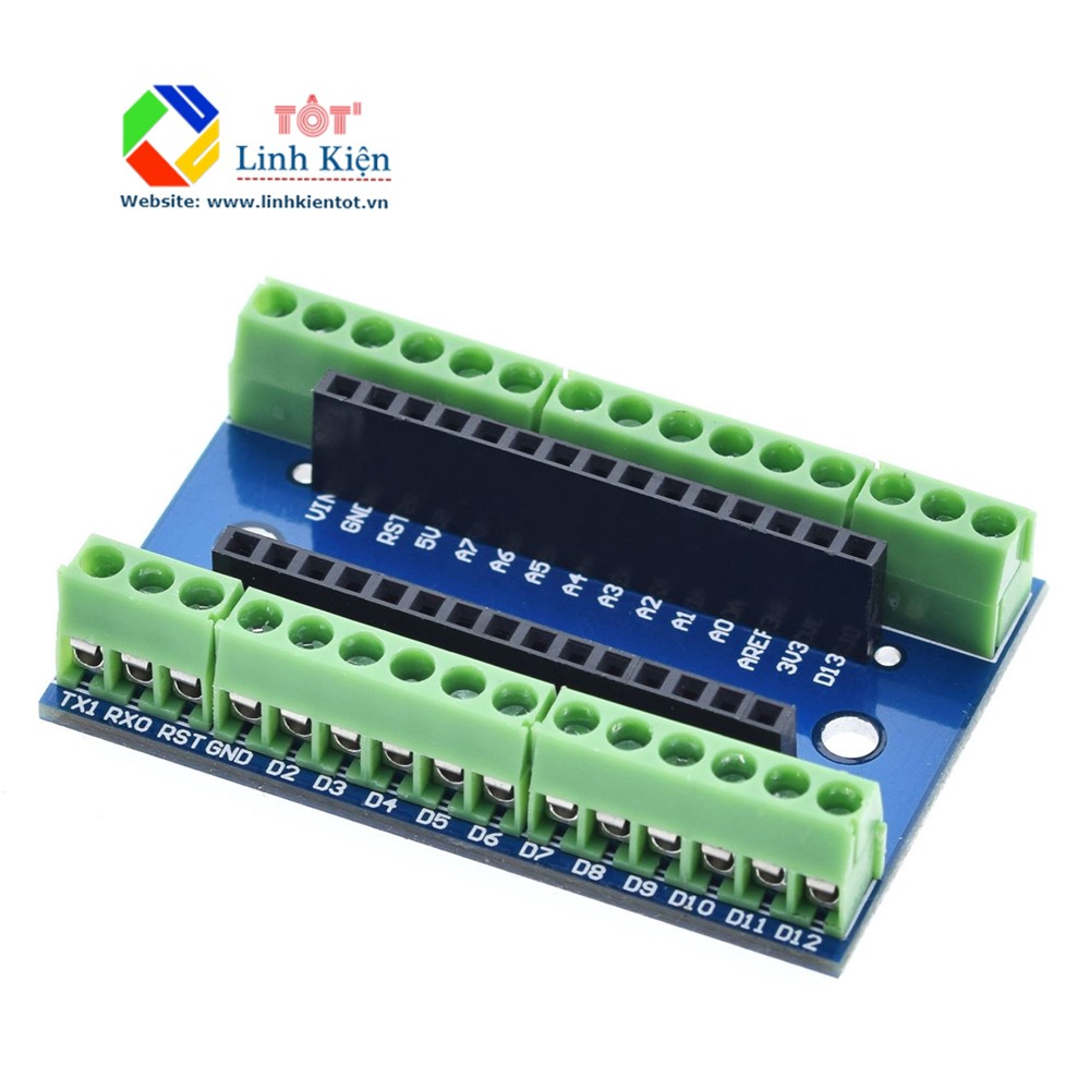Shield IO Arduino Nano - Board Mở Rộng Chân Arduino Nano