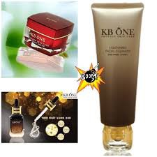 ComBo Ngừa Nám Vip Đỏ KBONE 50g - Serum KBONE 50g - Sữa Rửa Mặt 100ml