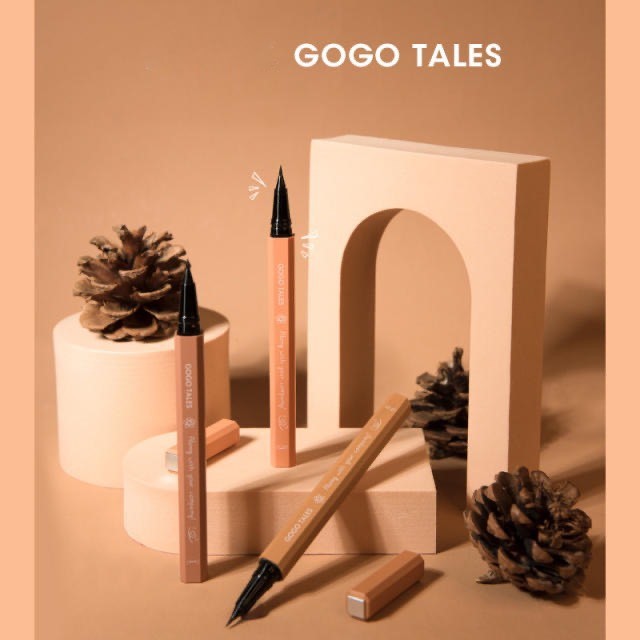 Kẻ mắt GOGO TALES chống nước sắc nét siêu mảnh Slender Beckoning Eyeliner Gogotales GT211 GOGO58
