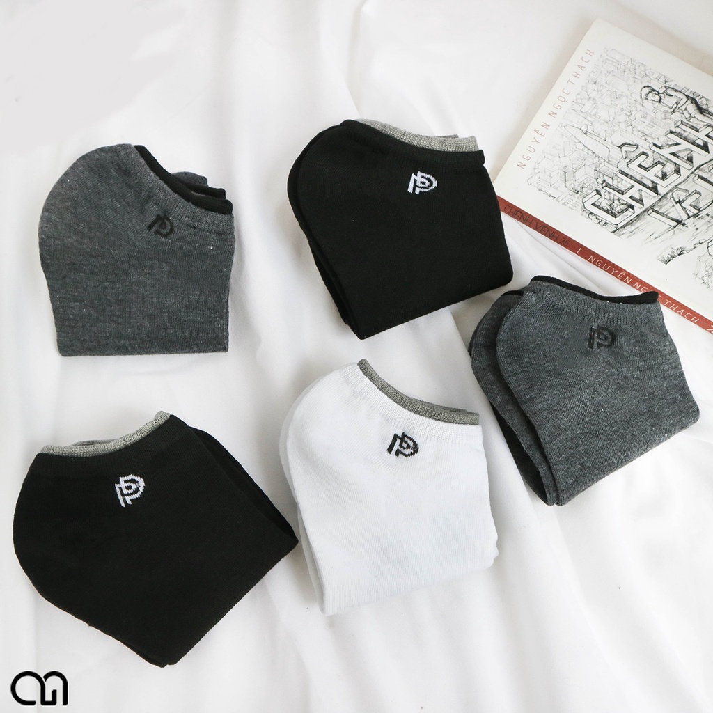 Tất Cổ Ngắn Nam Nữ Thời Trang Hàn Quốc - Vớ Nam Nữ Ngắn 3 Màu Phong Cách Unisex