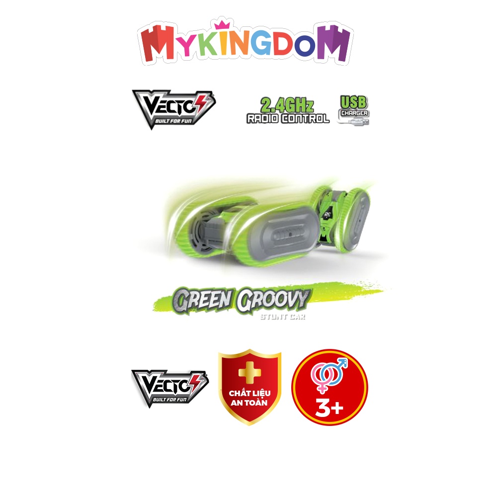 Đồ Chơi VECTO Siêu Xe Điều Khiển Green Groovy VT1901