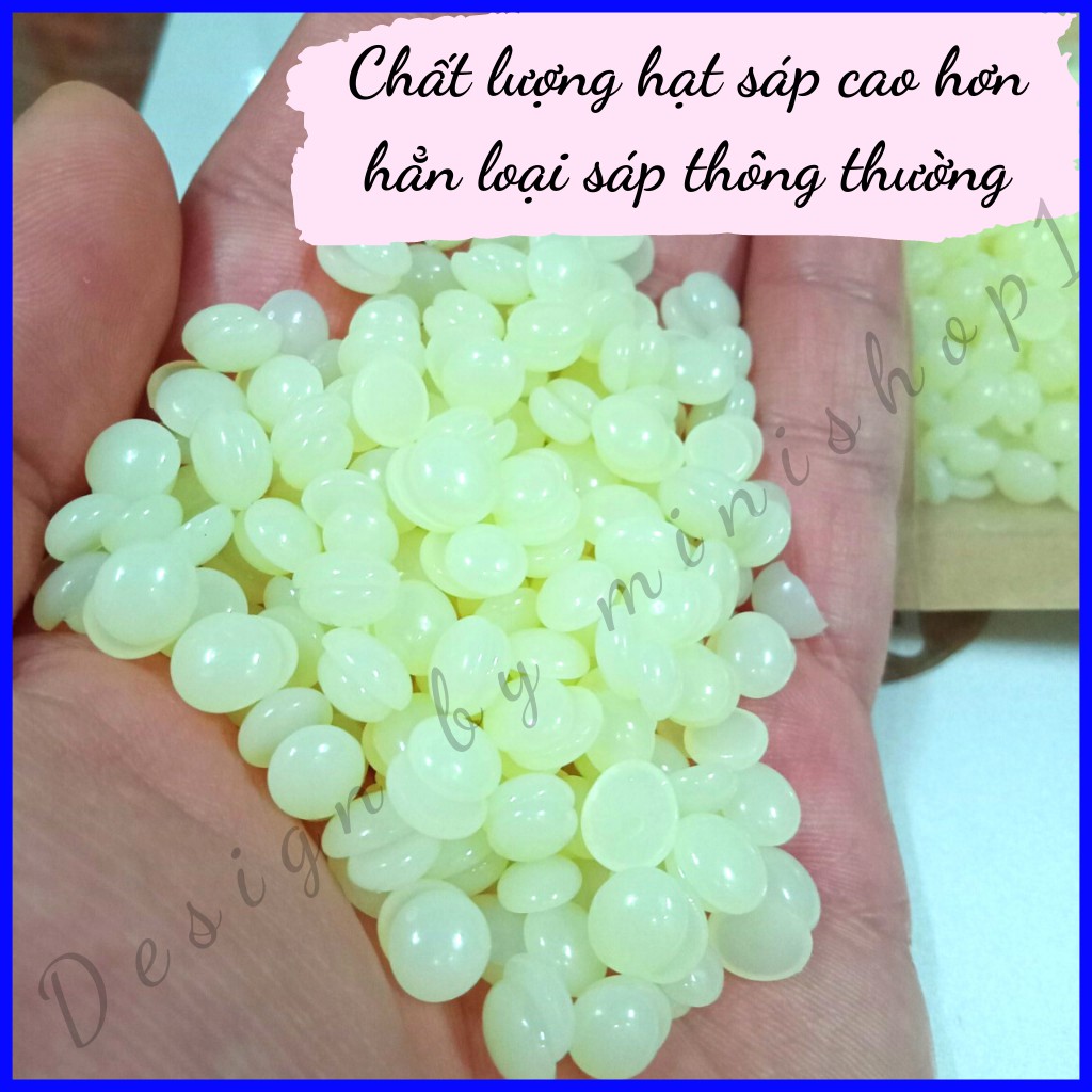 Sáp wax lông nóng hạt đậu CAO CẤP handmade hard wax beans, mỡ trăn triệt lông nguyên chất N STORE, wax 100g mỡ 75g T01