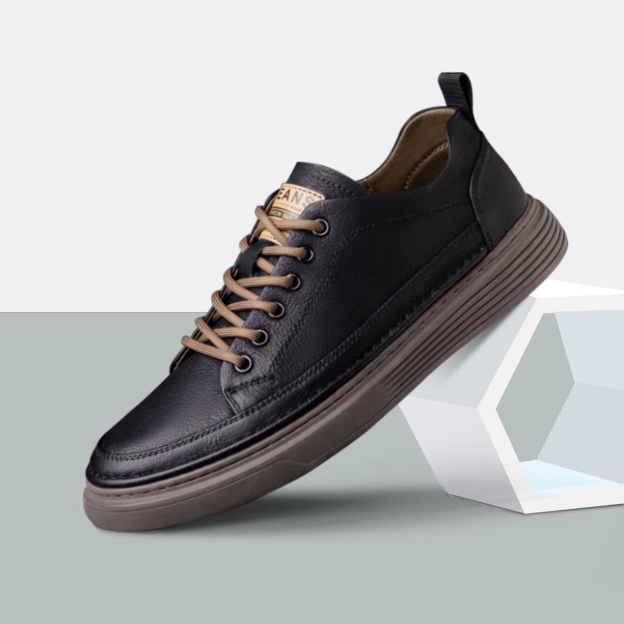 Giày Sneaker Nam, Giày Da Nam Cao Cấp Kiểu Mới Bảo Hành 12 Tháng