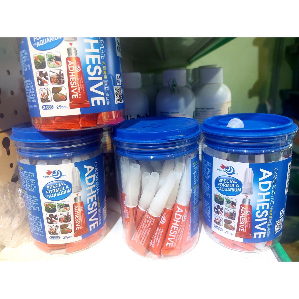 Keo dán rêu, dán cây thủy sinh ADHESIVE tuýt 5g